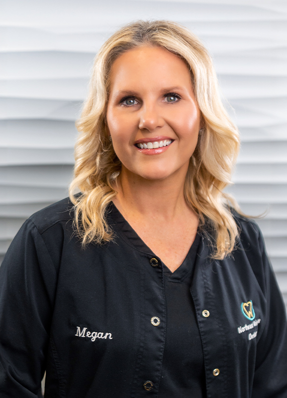 Dental hygienist Megan